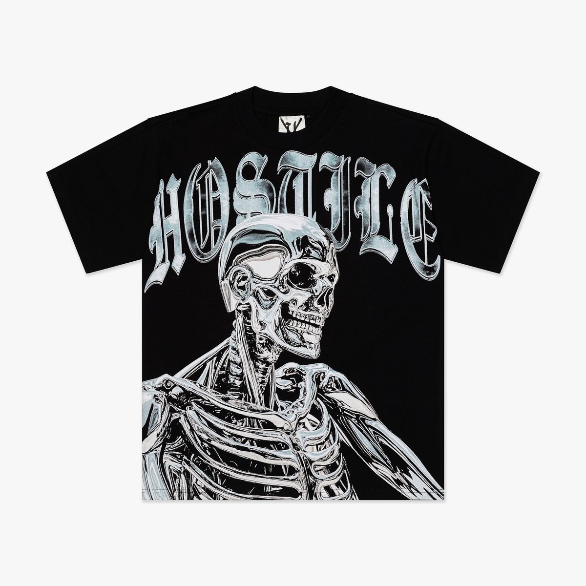 Xhostile "Chrome Skeleton" Graphic Tee
