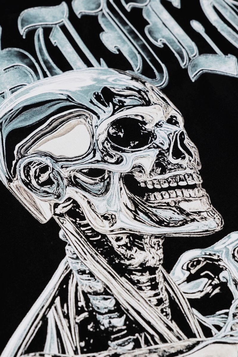 Xhostile "Chrome Skeleton" Graphic Tee