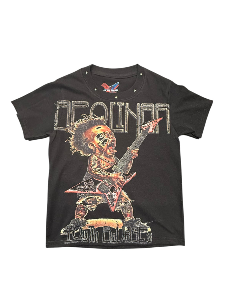 Apolinar Savage Kids T-Shirt - Graphic Black