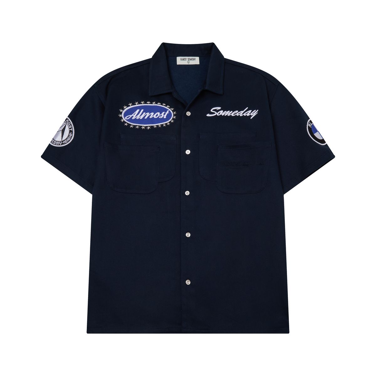 Almost Someday Patch Shirt - Embroidered