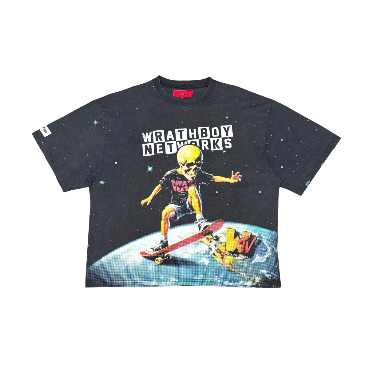 Wrathboy Skull Tee - Graphic Black