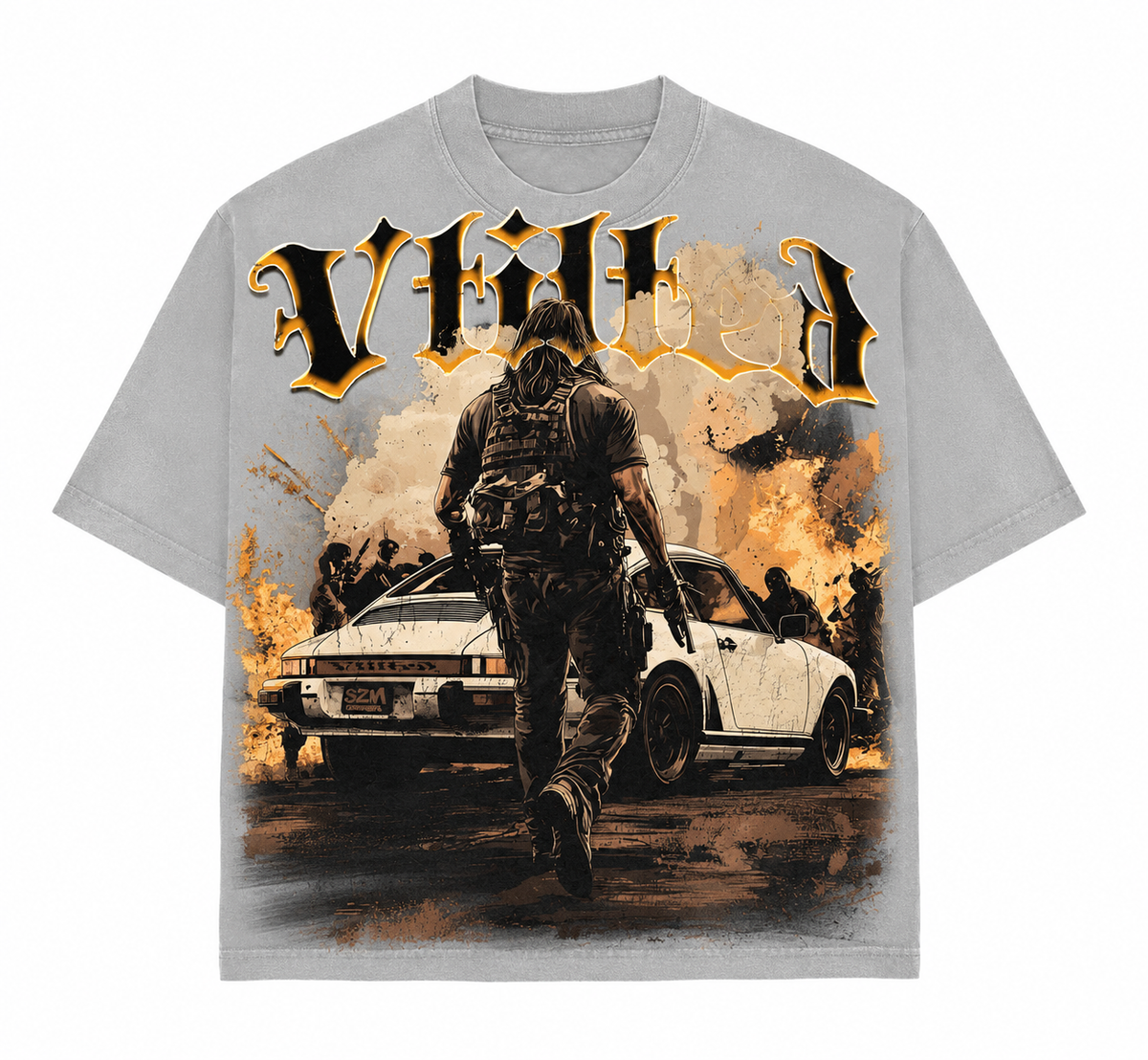 Vtilted “Warzone” Tee – Grey