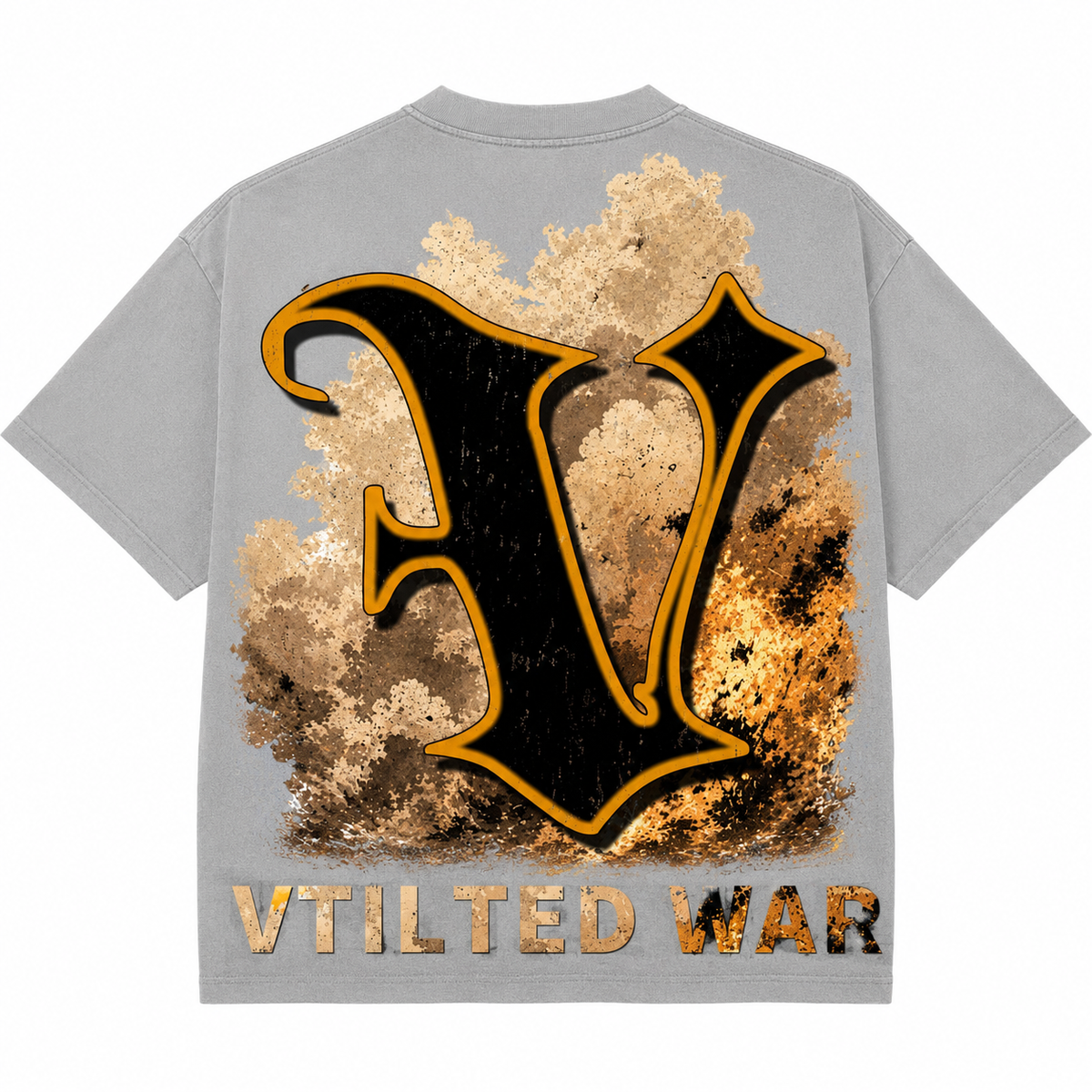 Vtilted “Warzone” Tee – Grey