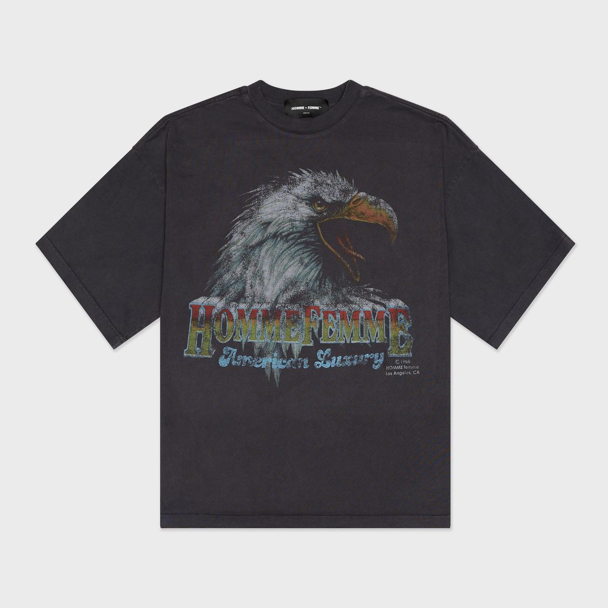 Homme+Femme Eagle T-Shirt - Distressed Graphic