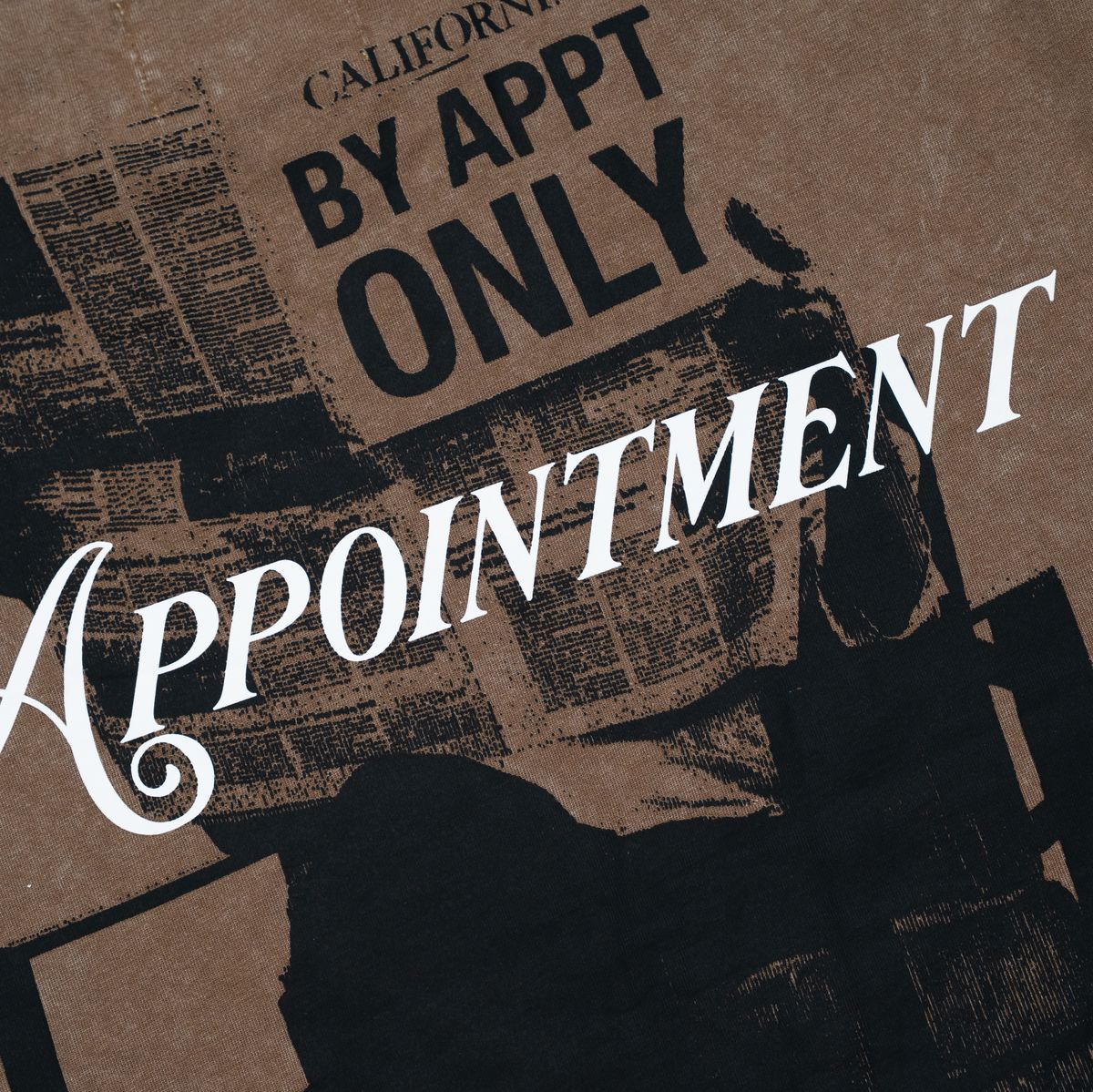 By Appointment Only HEADLINE Brown Graphic T-Shirt