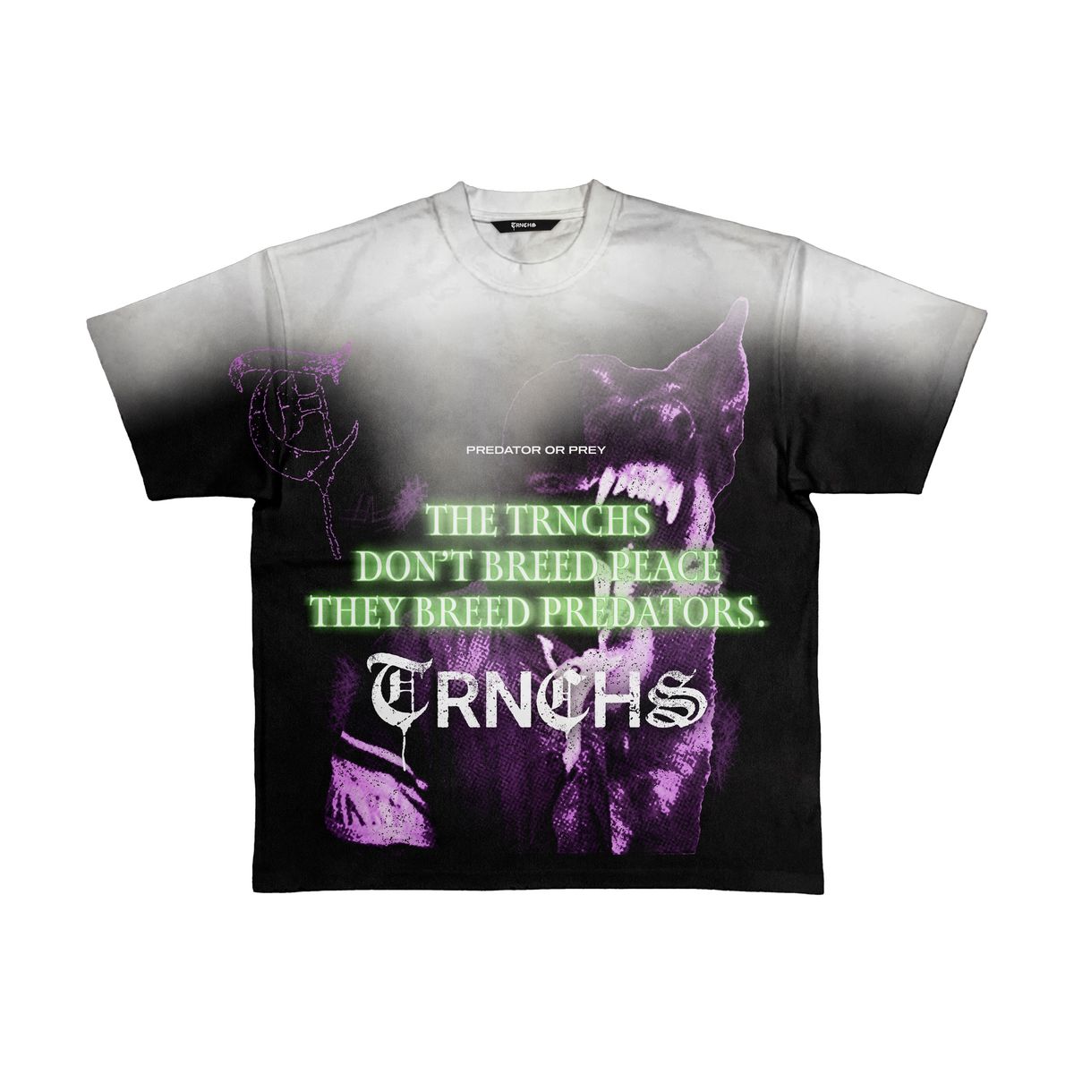 Trnchs Predators T-Shirt - Graphic Black