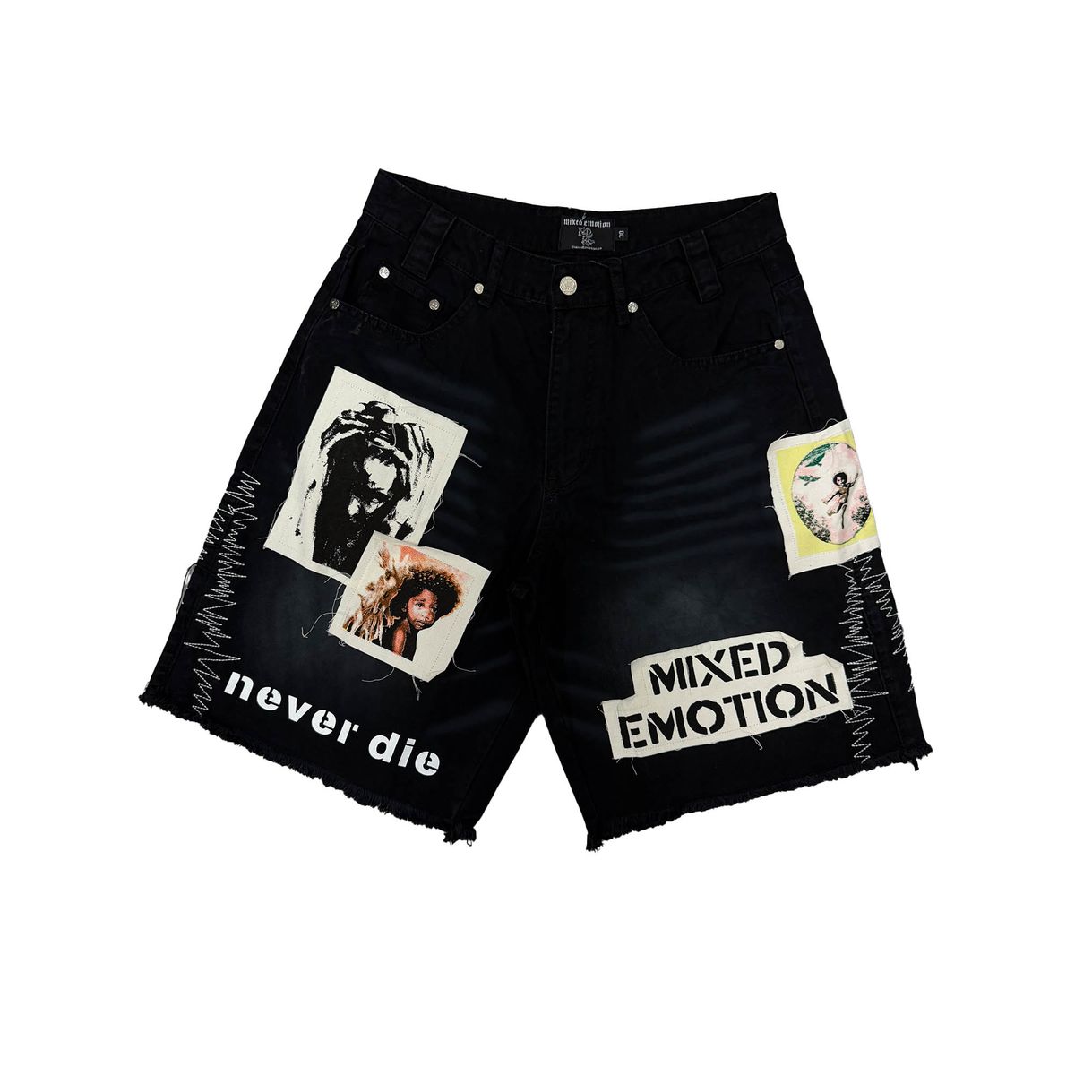 Mixed Emotion Chaos Shorts - Graphic