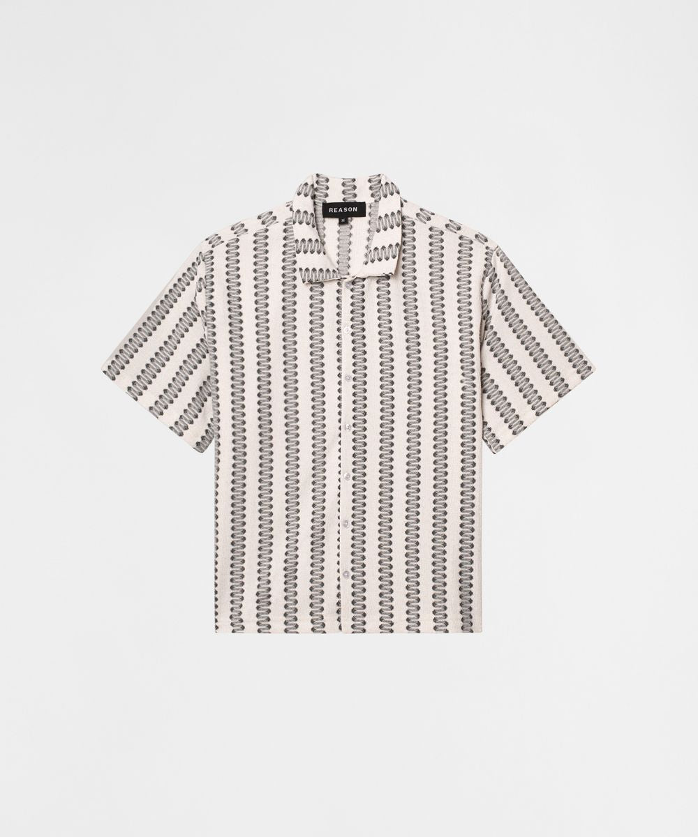 Reason Brand Textured Shirt - Graphic
