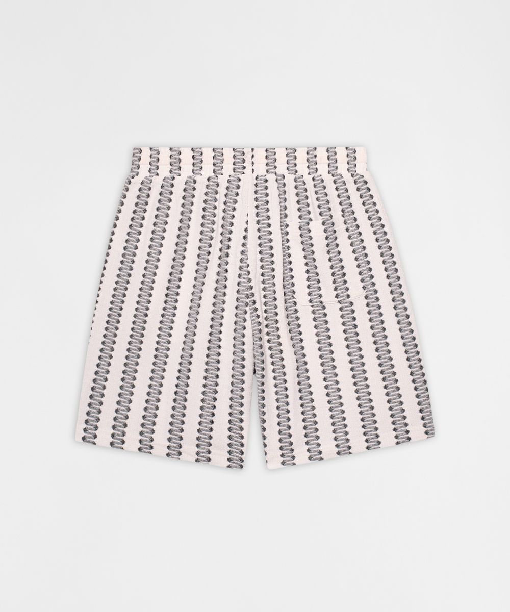 Reason Brand Stripe Shorts - Textured