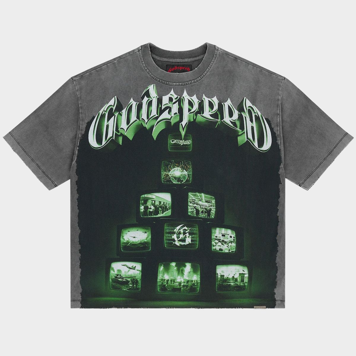 Godspeed Overstimulation Tee - Stone Graphic