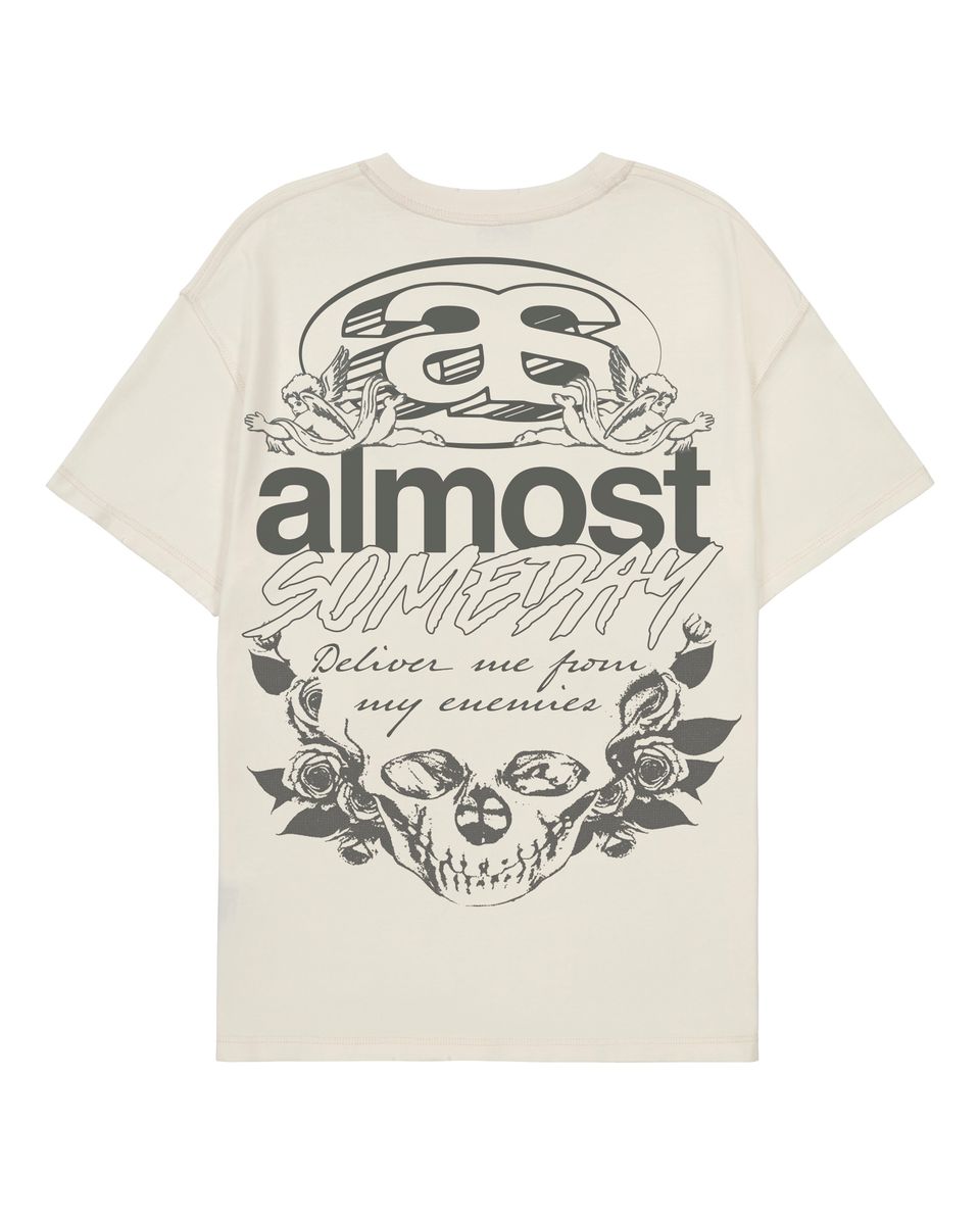 Almost Someday Enemies Graphic Tee – Cream