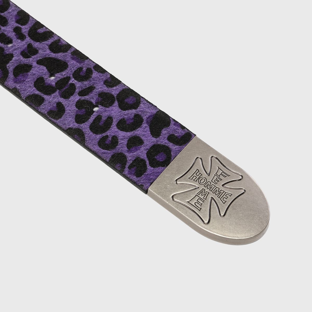 Iron Crest Purple Cheetah Belt