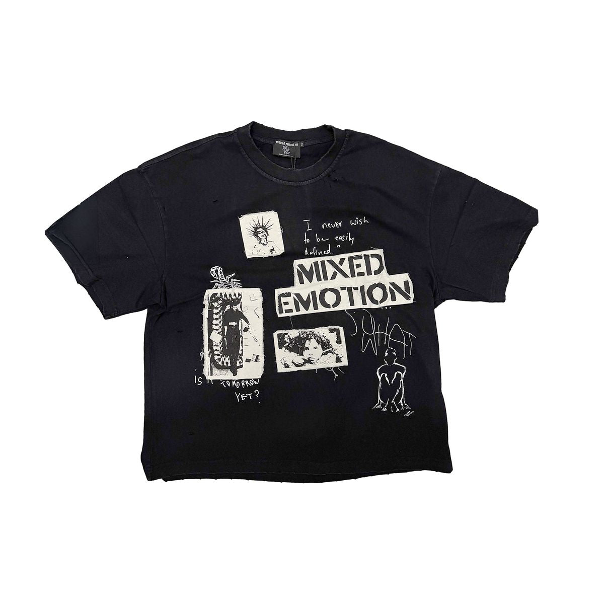 Mixed Emotion Stamped Tee - Graphic
