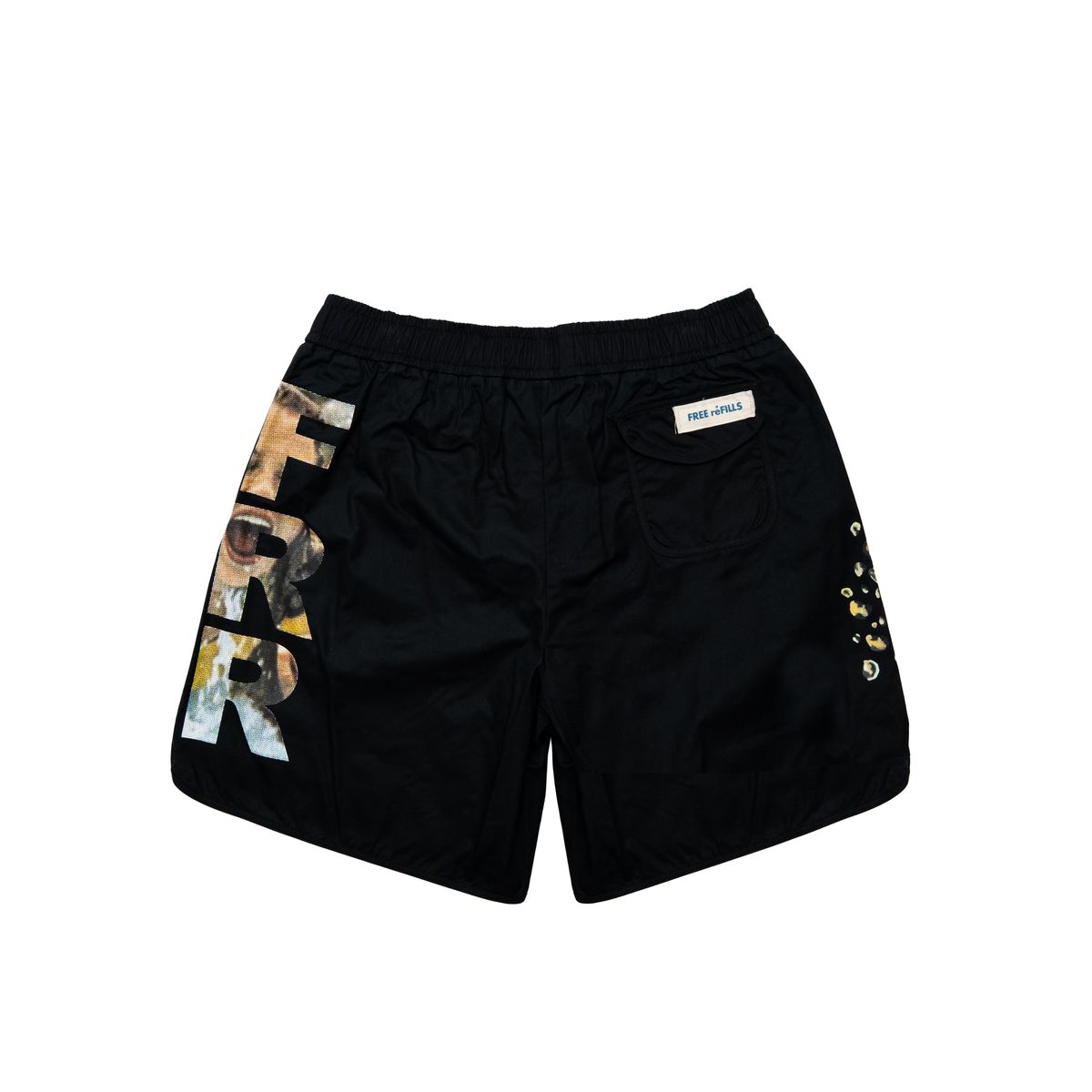 Free Refills Lettering Shorts - Oversized