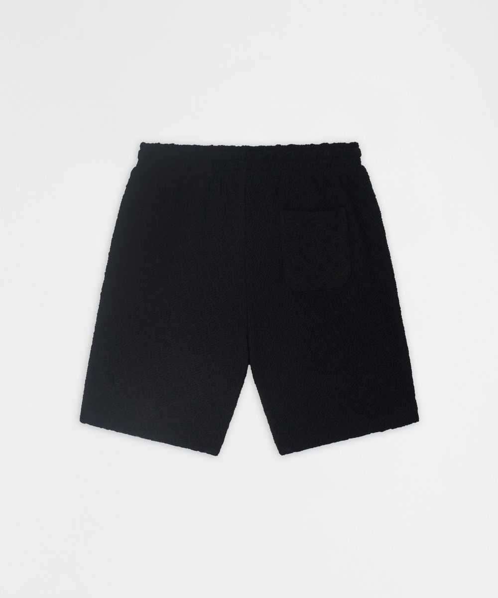 Reason Brand Textured Shorts - Elastic Waistband