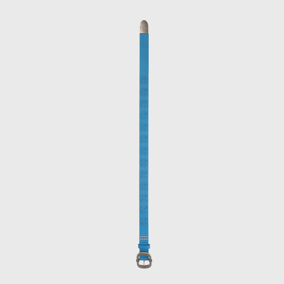 Homme+Femme Iron Crest Patch Belt – Carolina Blue