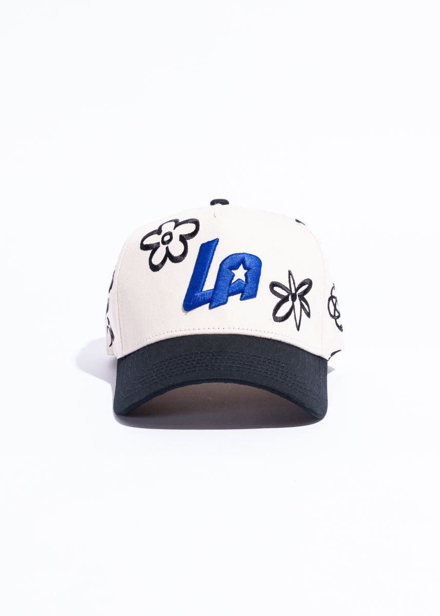 Reference Paradise LA Drawn Flowers Snapback