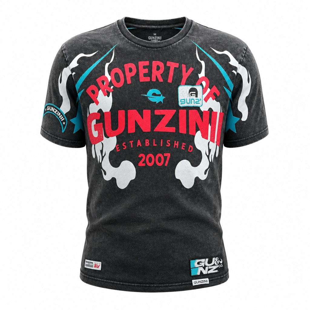 Gunzinii Property Tee - Graphic Black