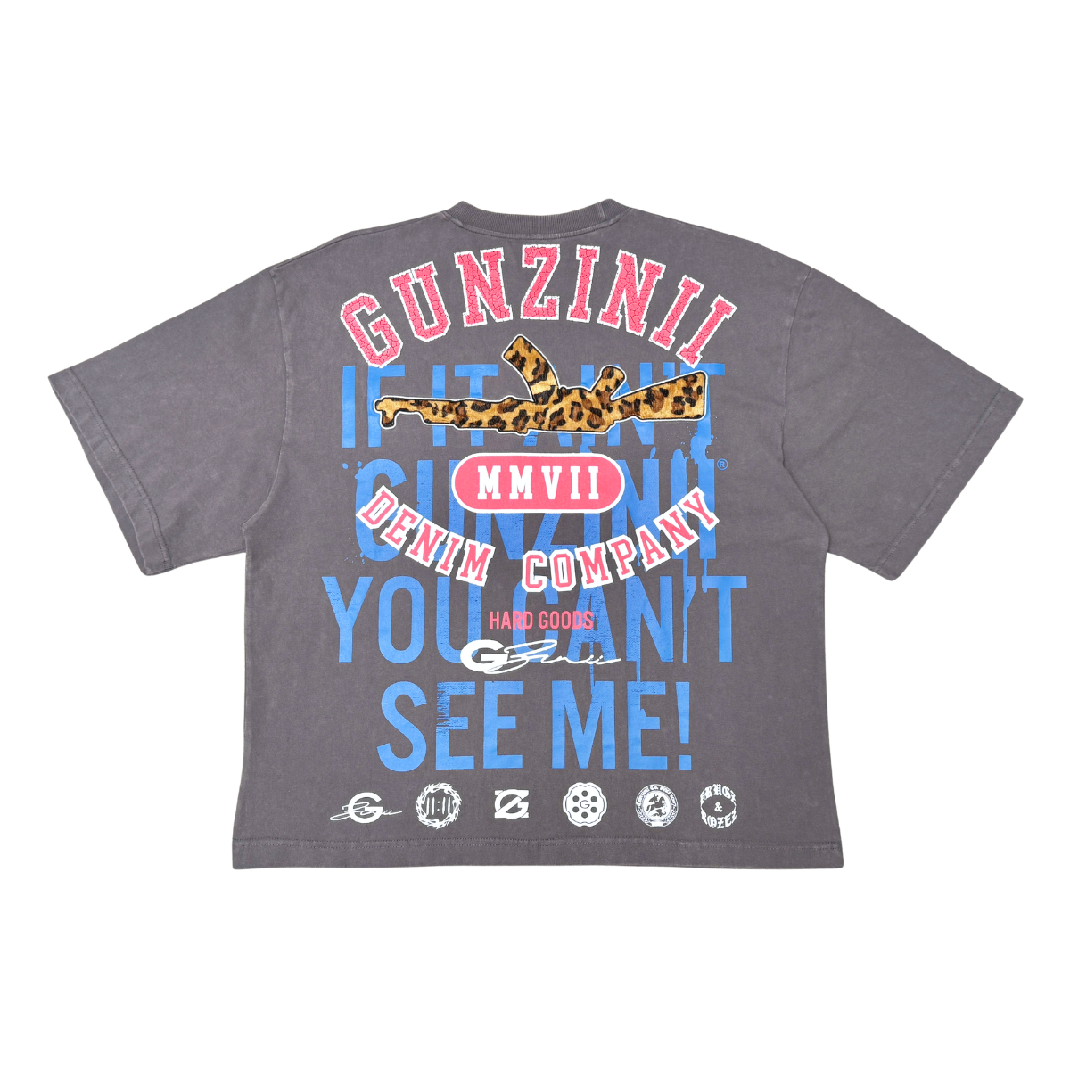 Gunzinii Brave Spirit T-Shirt - Graphic Charcoal