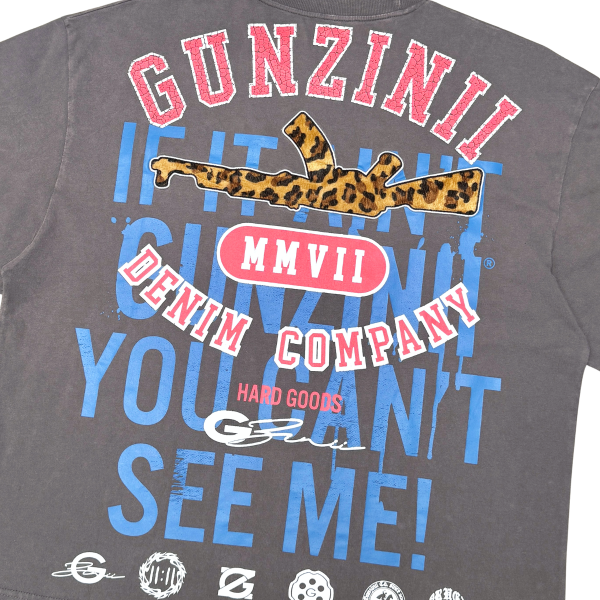 Gunzinii Brave Spirit T-Shirt - Graphic Charcoal
