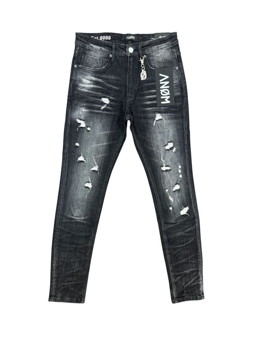 ANOM DENIM "YINYANG" Jeans – Black Wash