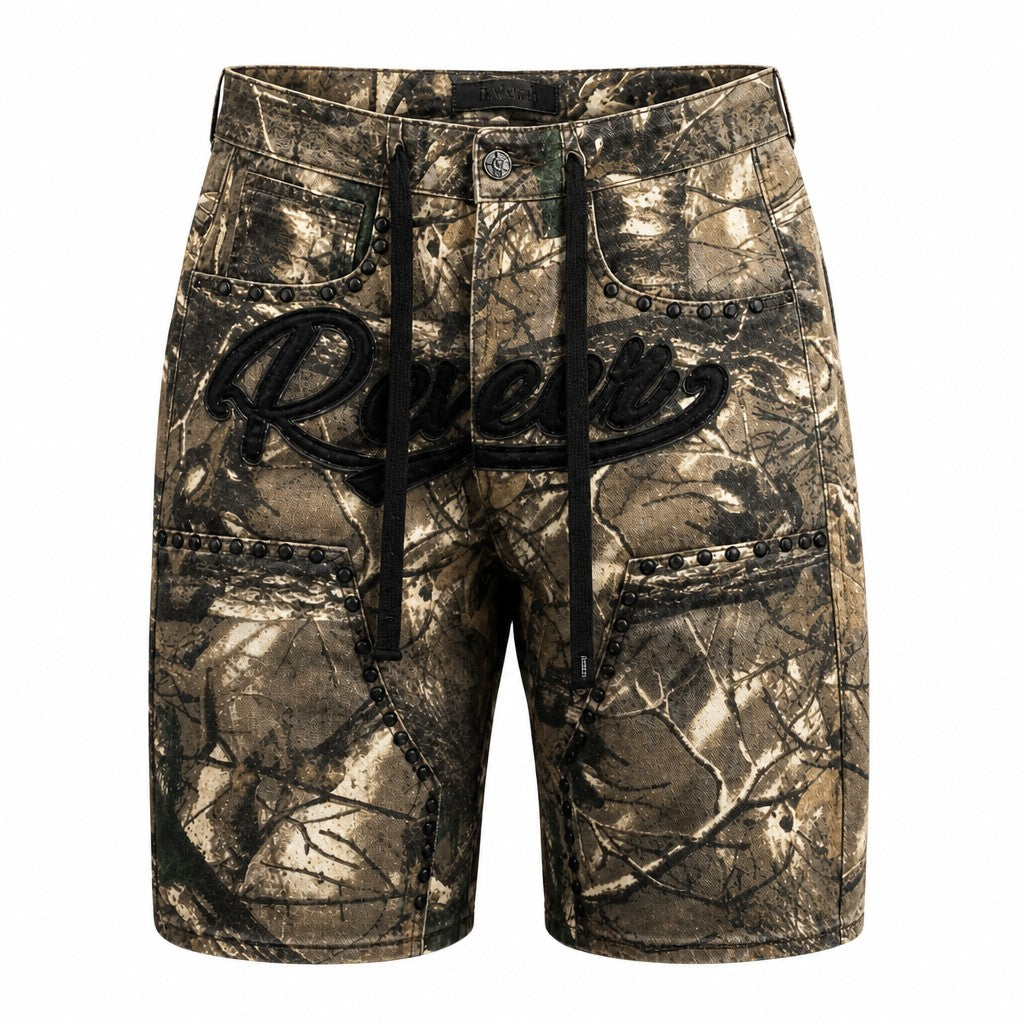 Reveer - TIMBER Camo Denim Shorts