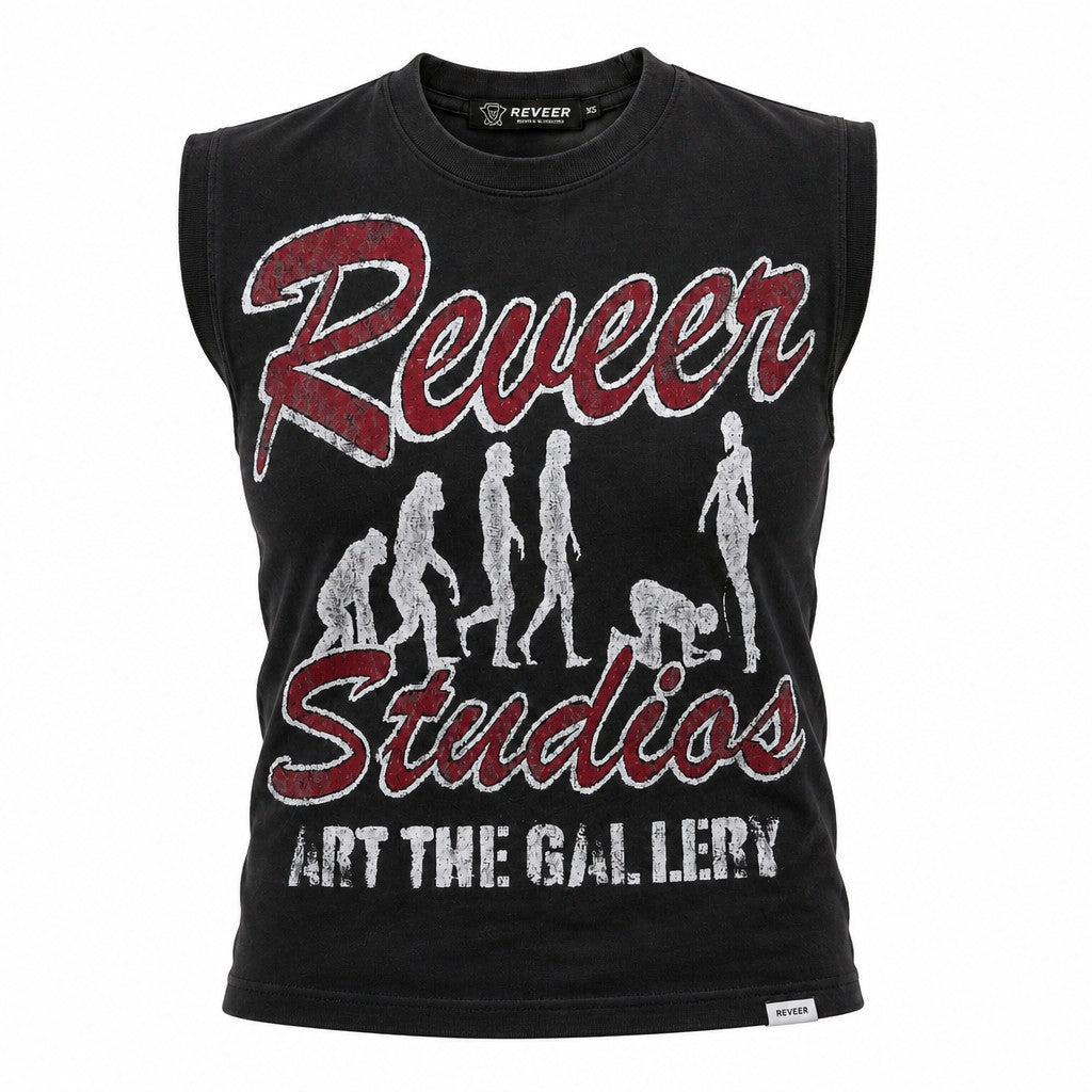 Reveer - EVOLUTION Cut-Off Graphic T-Shirt