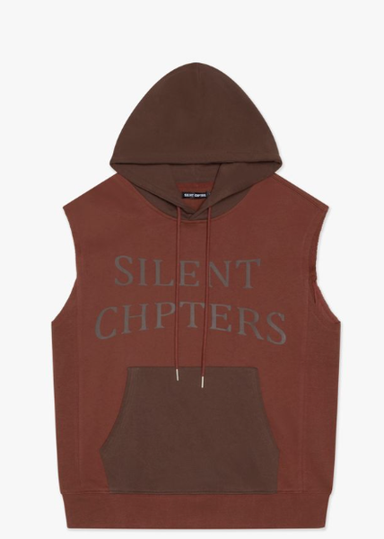 Silnt Chptrs Rocky Sleeveless Hoodie - Raw-Cut