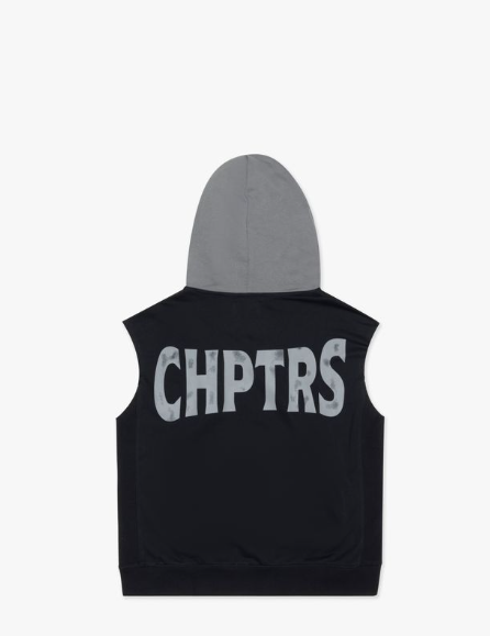 Silnt Chptrs Rocky Sleeveless Hoodie - Raw-Cut