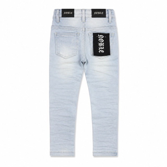 Noble Distressed Kids Jeans - Slim Fit Iceblue