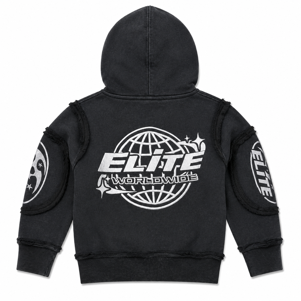Embroidered Royal Kids Hoodie