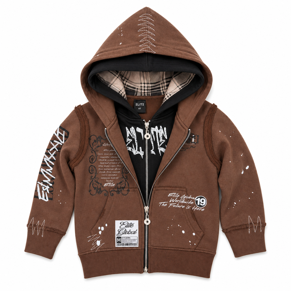 Double Layer Royal Kids Hoodie