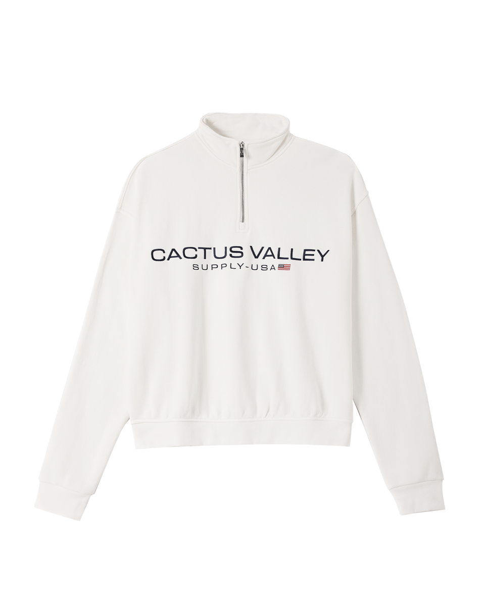 AZVA “USA” Quarter-Zip Sweatshirt
