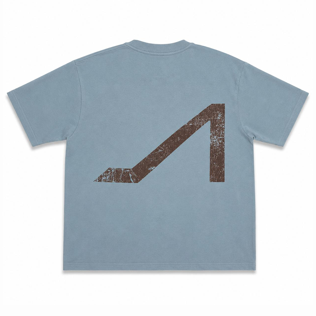 Apolinar Punk T-Shirt - Vintage Wash Ltblue