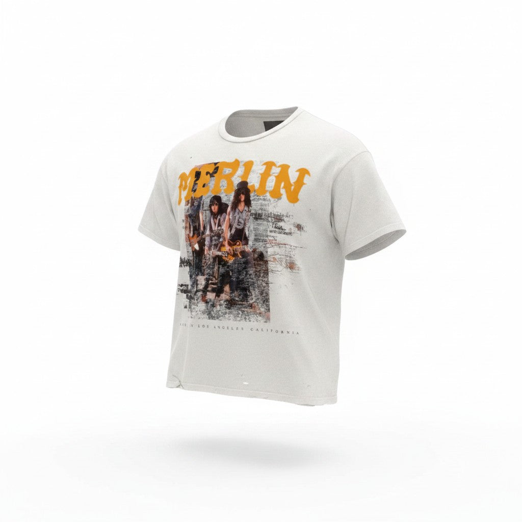 Merlin Handmade Guitar Band Tee