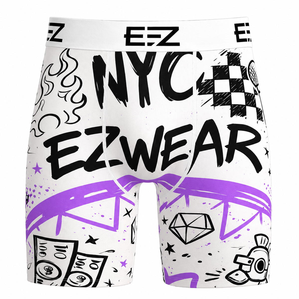 Ez-Wear City Boxer Briefs - Graphic