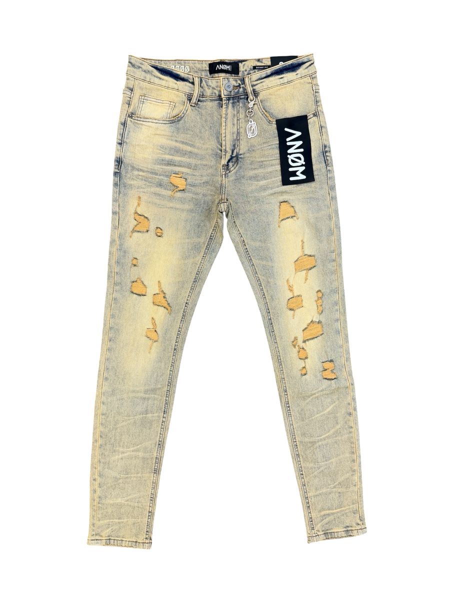 ANOM DENIM Sahara Skinny Jeans – Heavy Vintage Blue