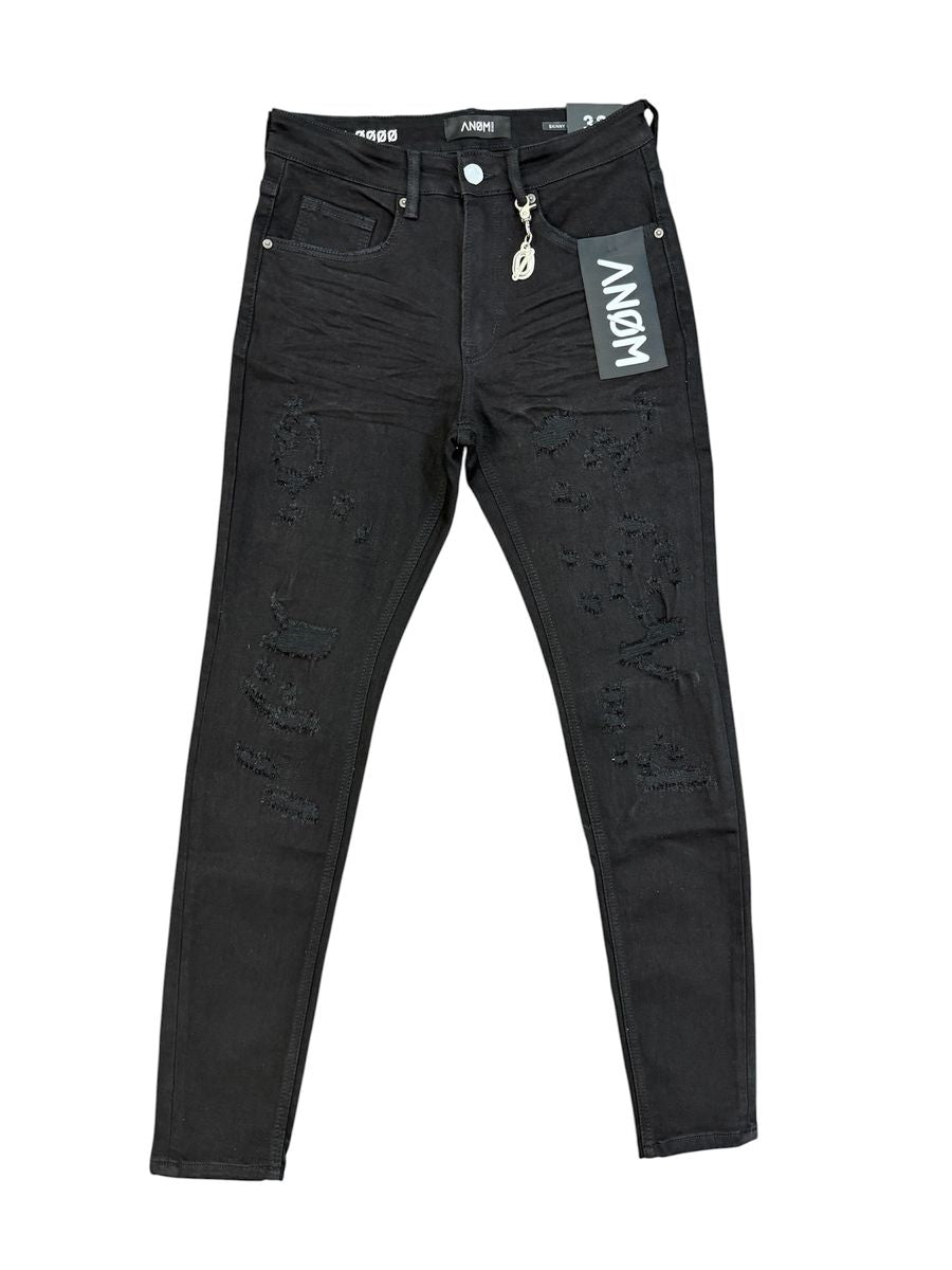 ANOM DENIM Celsuis Skinny Jeans – Jet Black