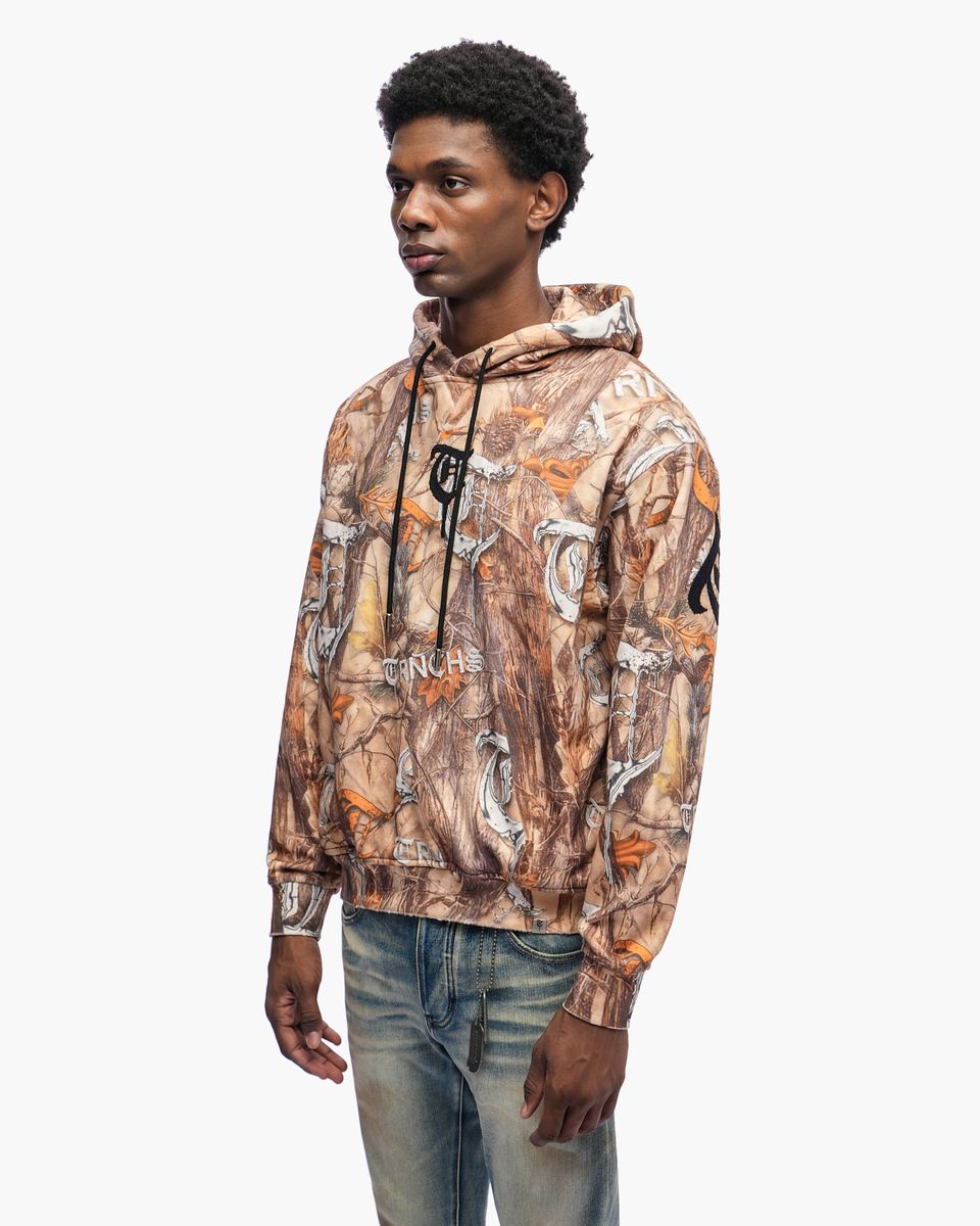 TRNCHS Outland Brown Hoodie
