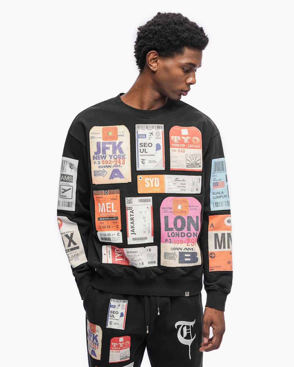 Airmail Black Sweater