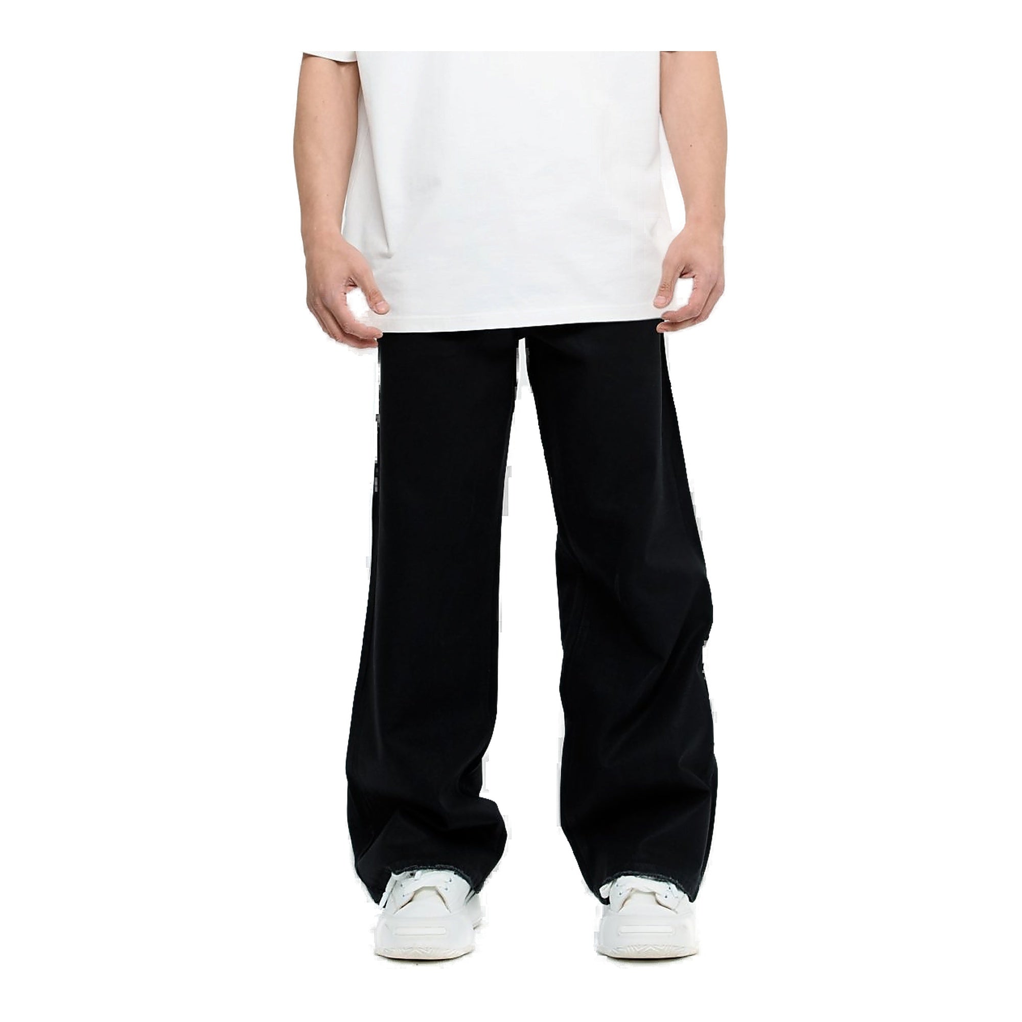 Valabasas Mr. Baggy Black Wash Waxed Men's Jeans - Waxed Finish