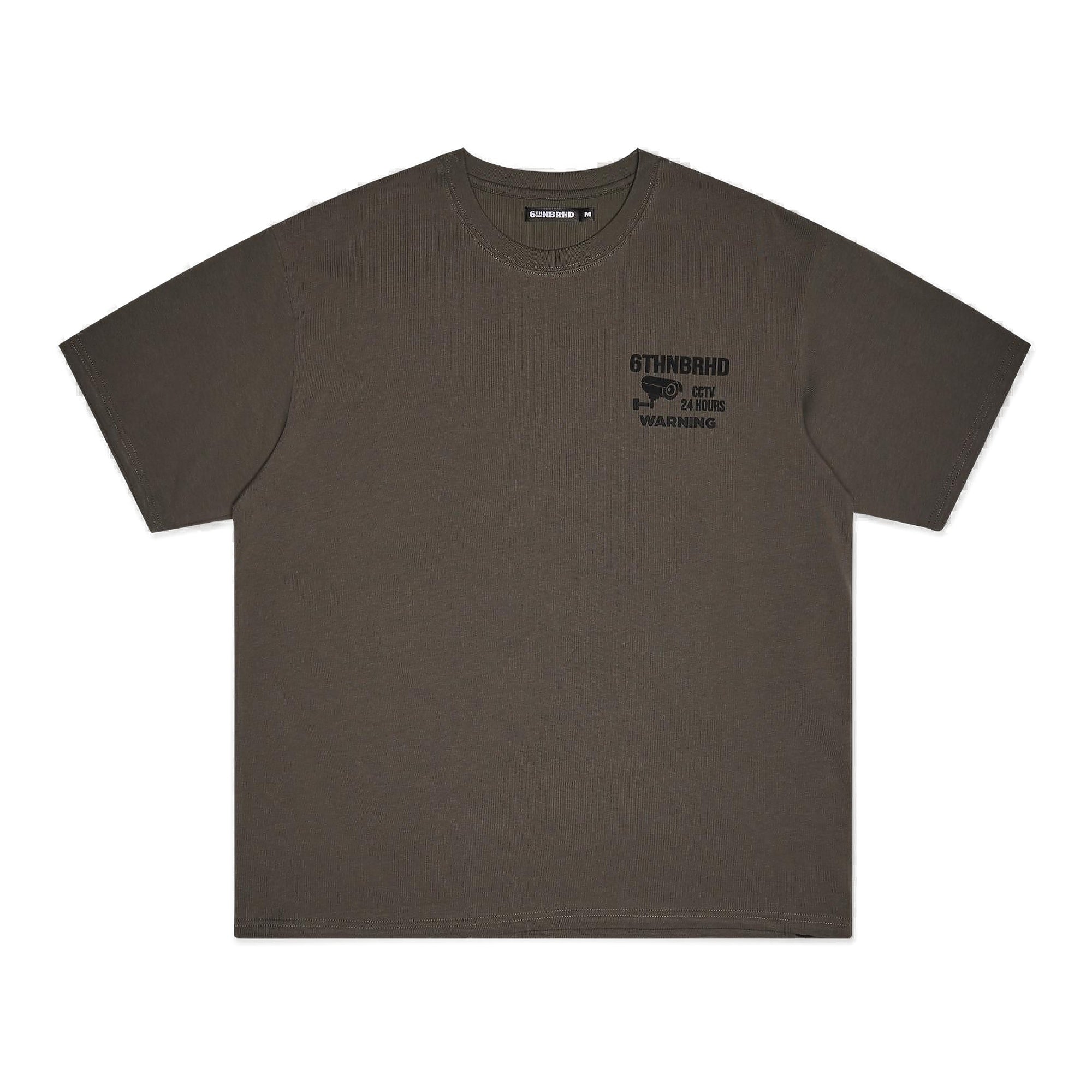 6Th Nbrhd Warning Tee Men's T-Shirt - Olive