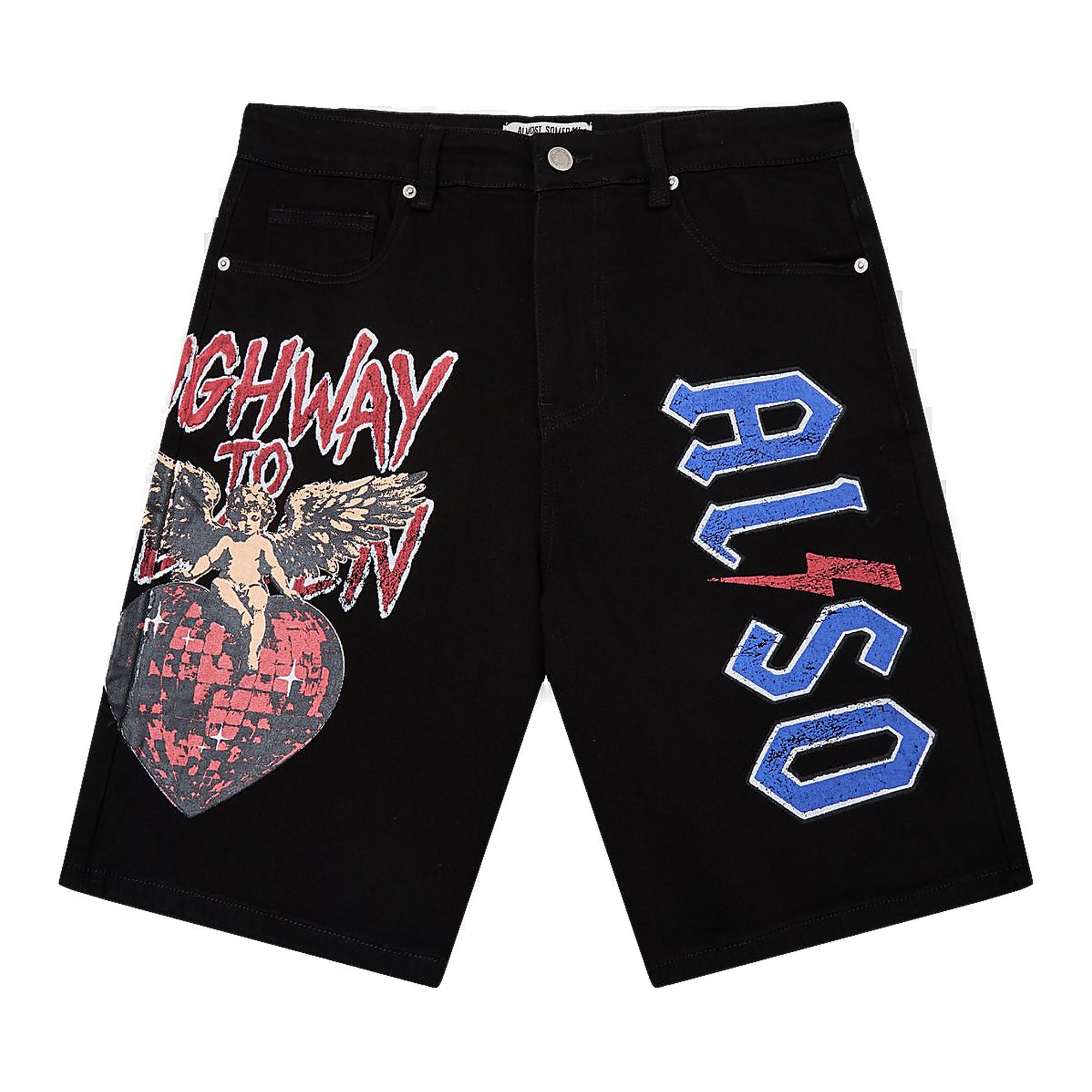 Almost Someday Angel Denim Shorts - Distressed