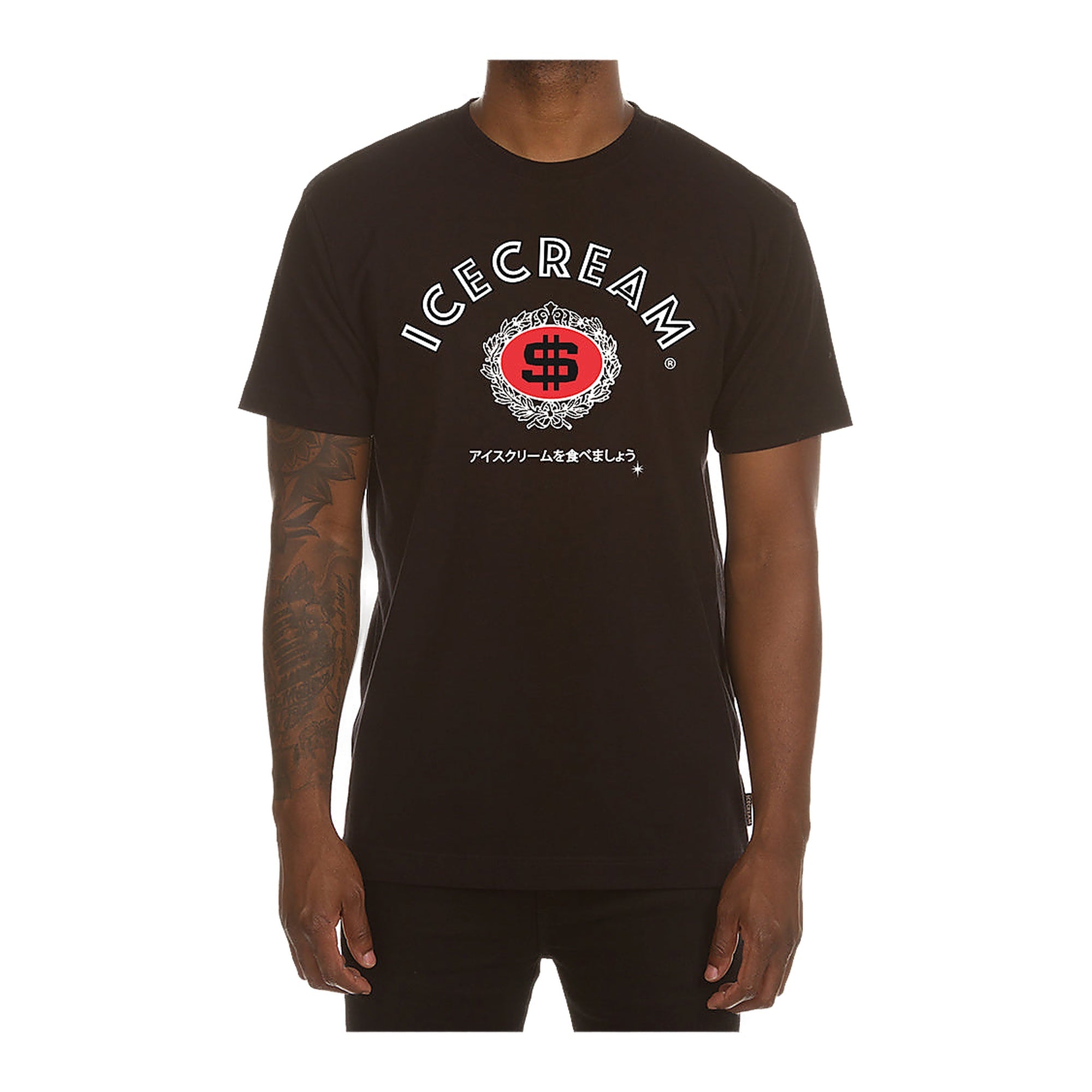 Ice Cream Dollars Ss Tee Men's T-Shirt - Black