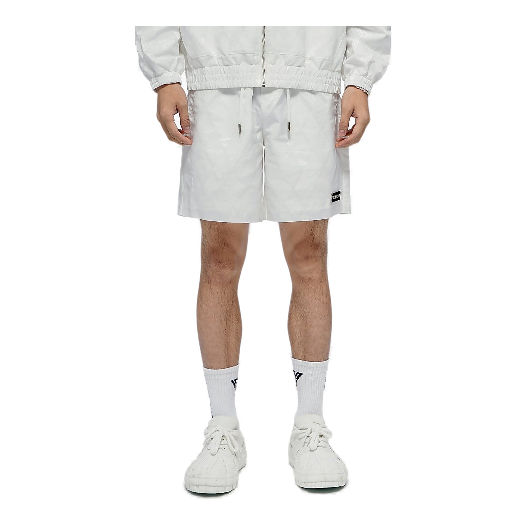 Valabasas Logo Shorts - Woven Nylon White