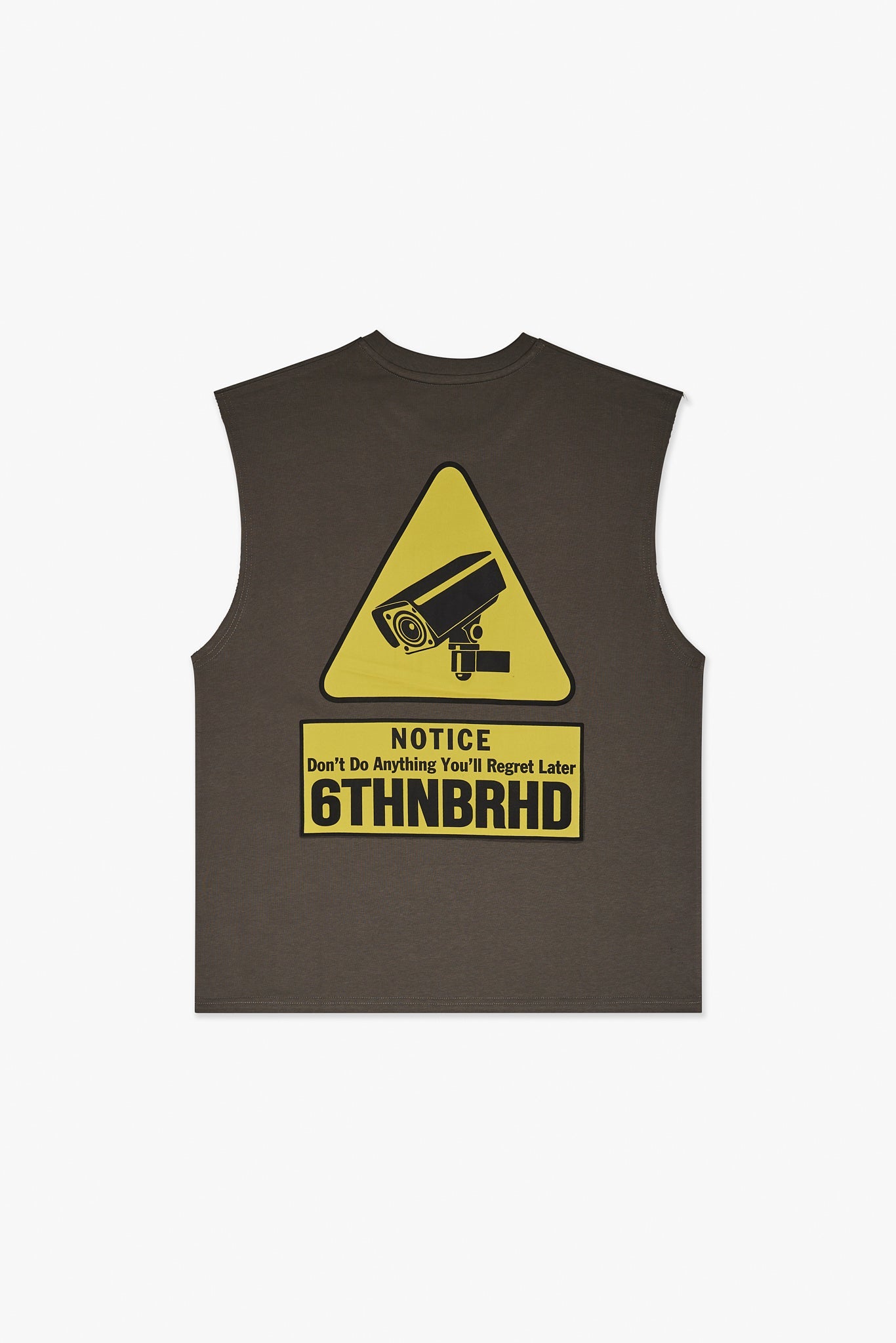 6Th Nbrhd Notice Sleeveless Tee Men's Tank Top - Brown