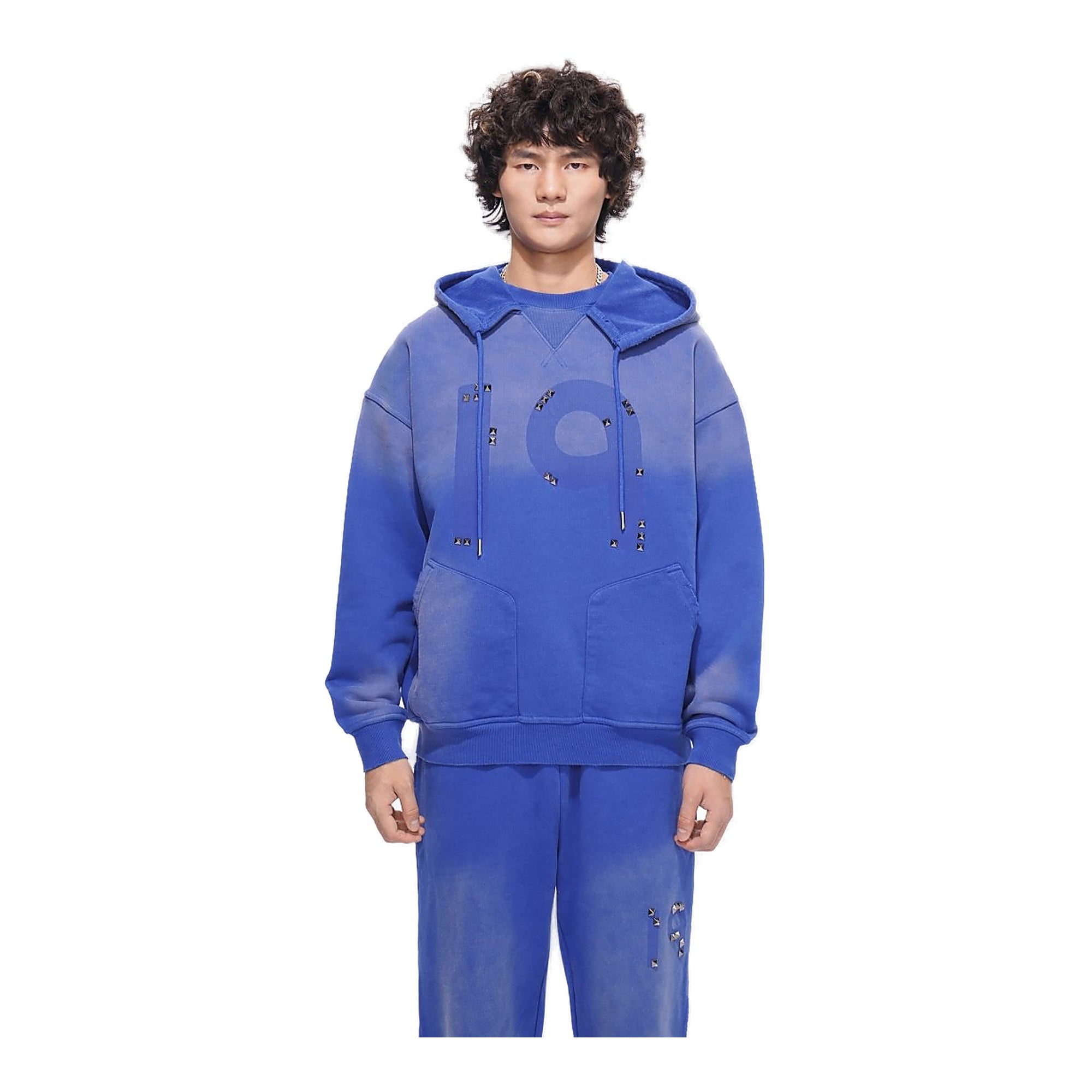 Valabasas Base Blue Hoodie - Solid Color