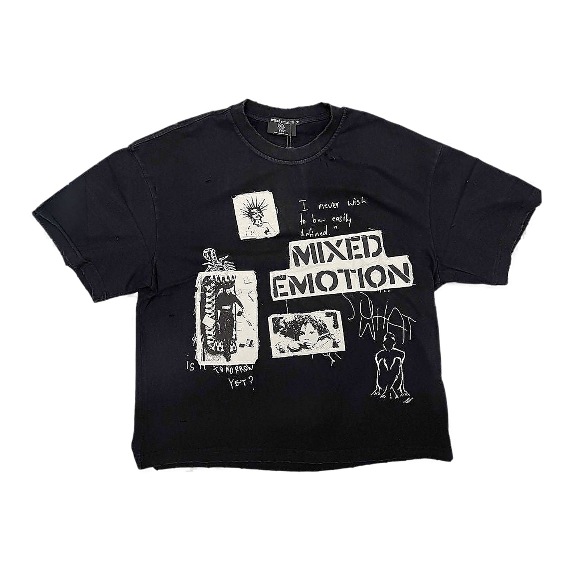 Mixed Emotion Stamped Tee - Graphic