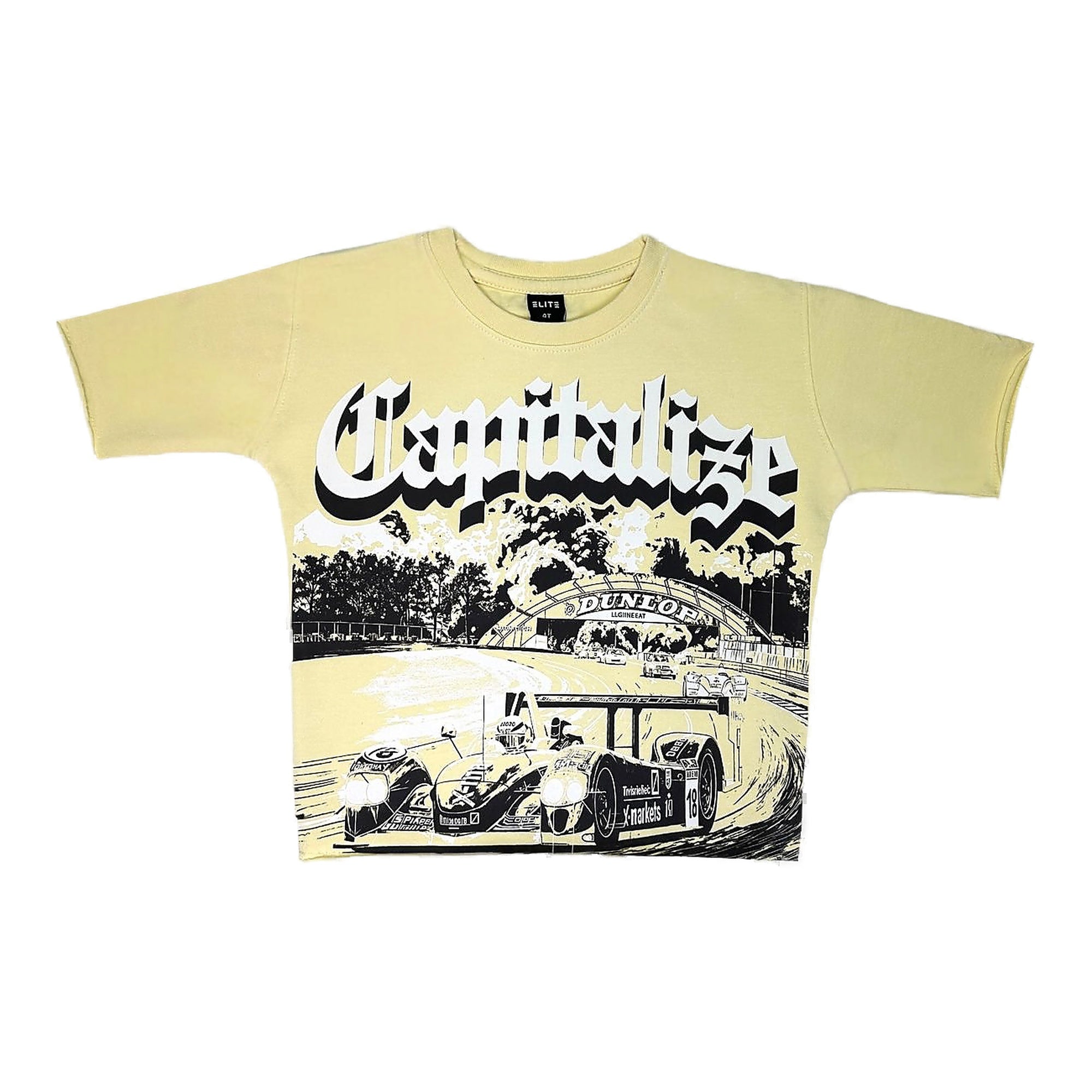 ELITE PREMIUM Capitalize Cropped Oversized T T Kids-Shirt