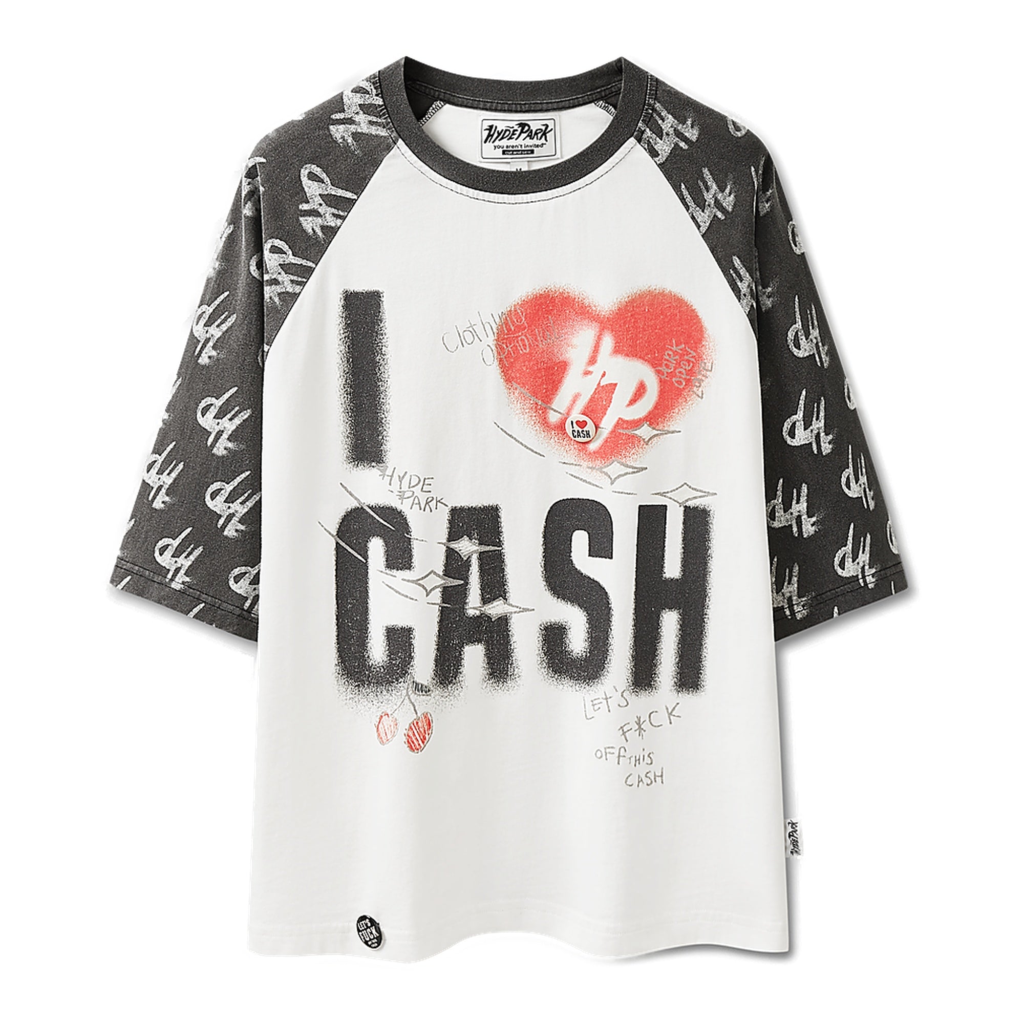 Hyde Park Heart Raglan T-Shirt - Graphic